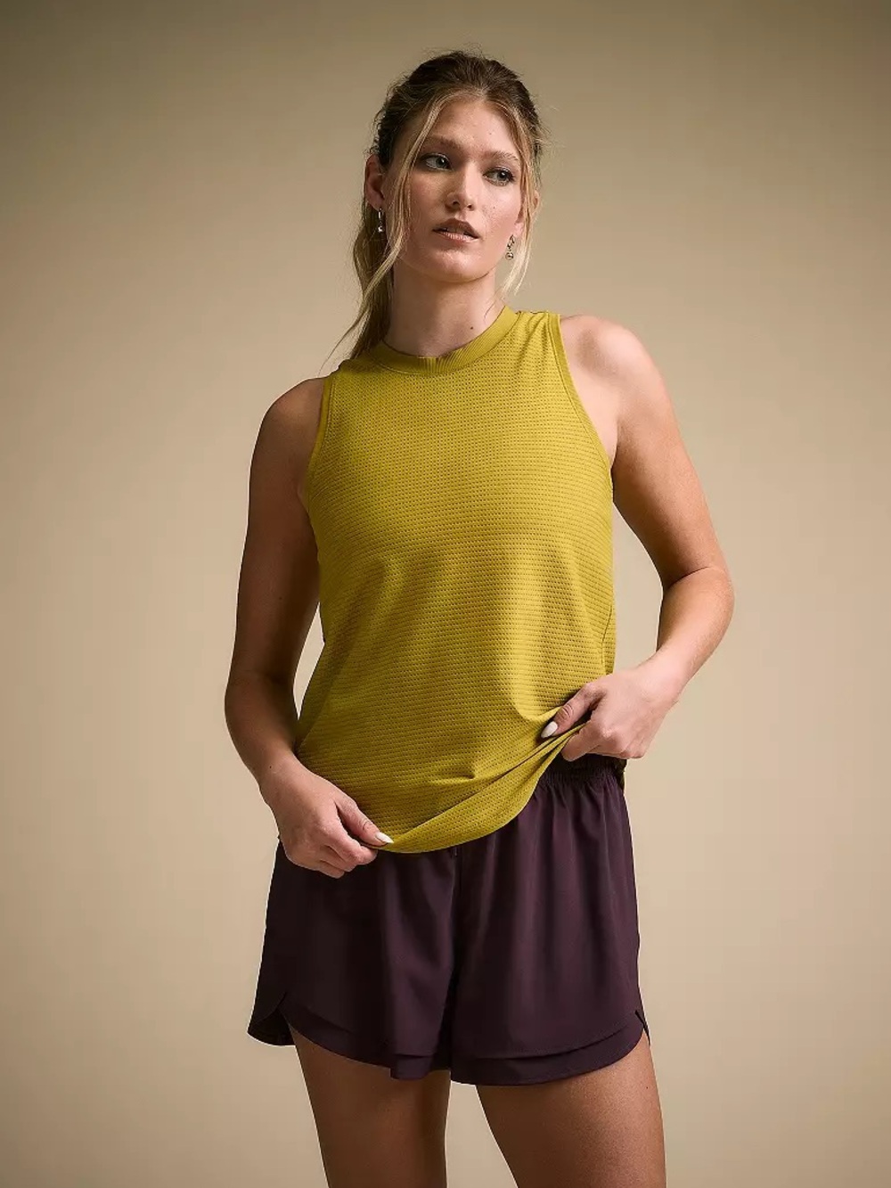 CALIA by Carrie Underwood Sleeveless Tank in Olive Size: L